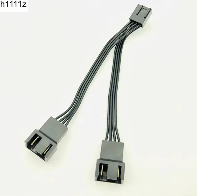 Alt view image 4 of 6 - 4Pin Fan PWM Cable 1 to 2 Motherboard 4-Pin Female to PWM Fan 4-Pin Male Multi-fan Temperature Control Extension Cable Fan Cable