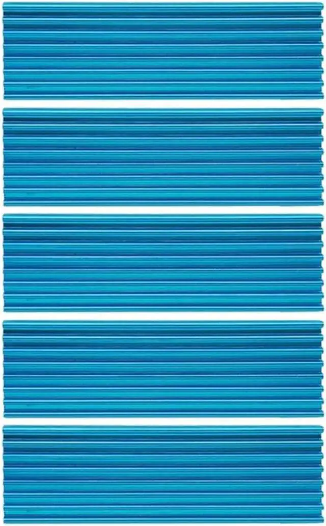 Main image of 5PCS M.2 Heatsink SSD Aluminum alloy Heatsink Cooler Heat sink Thermal Conductive Adhesive For M.2 NGFF 2280 PCI-E NVME SSD Blue