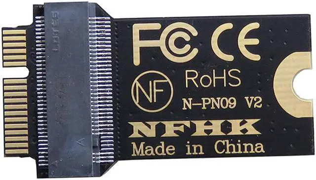 Alt view image 5 of 6 - M.2 Wifi Adapter Wifi Bluetooth Adapter Wireless Card M.2 NGFF Key A/A+E 2230 for Macbook Air 2013-2017 M2 Wifi Card BCM94360CS2