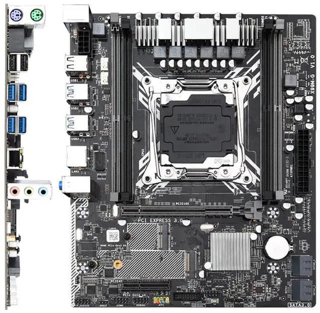 Alt view image 2 of 3 - X99 motherboard combo with Xeon E5 2678 V3 LGA2011-3 CPU 2pcs X 8GB = 16GB DDR4 memory  GTX960 4GB GPU NVME 256GB M.2 WIFI card