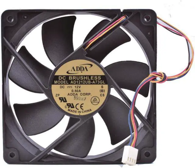 Alt view image 5 of 5 - COOLING REVOLUTION AD1212UB-A73GL 12cm 120mm fan 12025 12V 0.50A Double ball bearing DC fan computer CPU cooler cooling fan