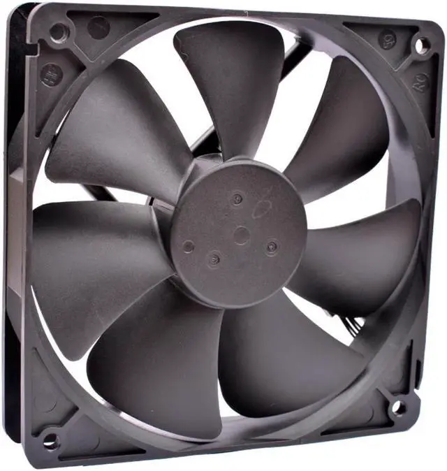 Alt view image 4 of 5 - PVA120G12T 12cm 12025 120mm fan 120x120x25mm DC12V 0.50A 4 lines suitable for server chassis CPU cooling fan