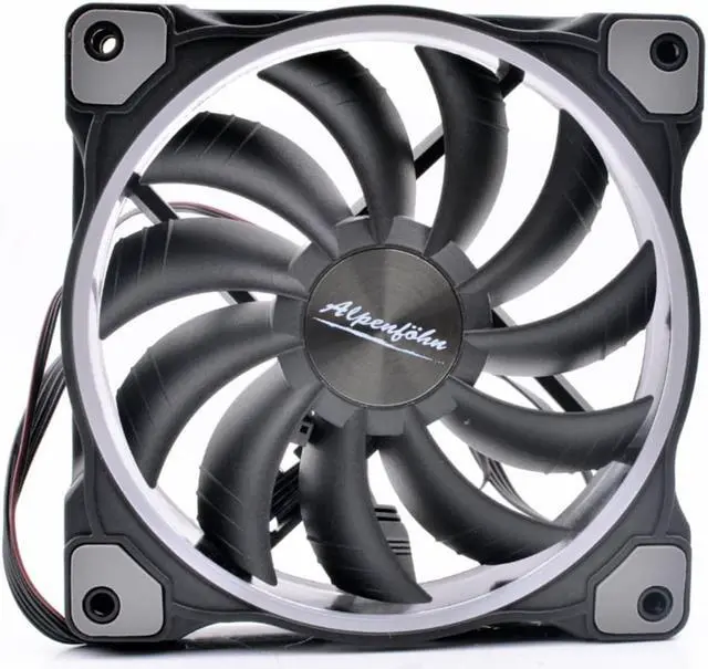 Alt view image 2 of 3 - Alpenföhn Wing Boost3 -120mm RGB fan 12cm 12025 120x120x25mm 12V 4 lines pwm CPU water cooled RGB cooling fan