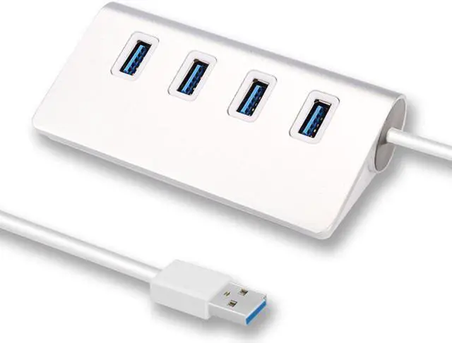 Alt view image 2 of 6 - USB 2.0 Hub USB interface docking station 4port aluminum alloy splitter high-speed data transmission support Windows