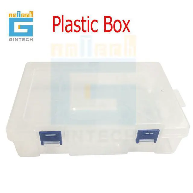 Alt view image 2 of 2 - Plastic Box Case for Arduino for UNO Kit 234*168*62mm with Two Layer Storage Box