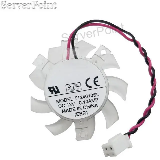 Alt view image 3 of 4 - for T124010SL r124010sl 37mm 23x29x29mm 12V 0.10A 2Pin For Gigabyte GT210 Graphics Card Cooler Cooling Fan