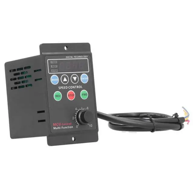 Alt view image 5 of 6 - AC 220V 250W Motor Speed Controller Digital Display Single Phase Gear Reduction Motor Governor CW/CCW Speed Pinpoint Regulator