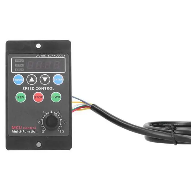 Alt view image 6 of 6 - AC 220V 250W Motor Speed Controller Digital Display Single Phase Gear Reduction Motor Governor CW/CCW Speed Pinpoint Regulator