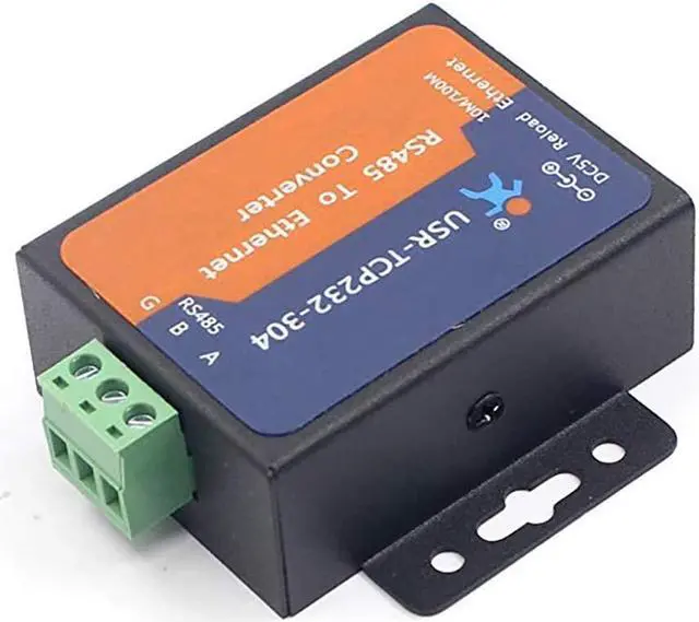 Alt view image 6 of 6 - Modbus serial port RS485 to Ethernet Converter server USR-TCP232-304 data transmission DHCP/DNS Supported