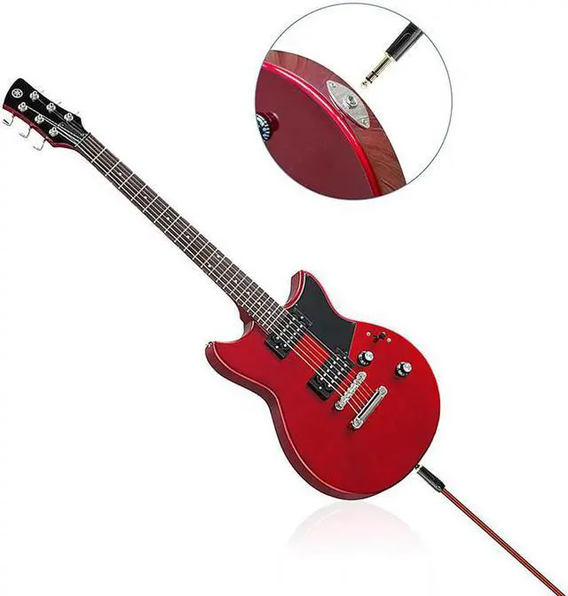 Alt view image 3 of 4 - 6.35mm 1/4 TRS to Banana Plug Speaker Cable, 6.35mm 3 Pole Speaker Cable with 4mm Banana Plug 2Pcs OFC HiFi Speaker Wire