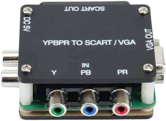 Main image of YUV TO RGBS YPBPR to SCART YPBPR TO VGA Component Transcoder Converter Game Console, RGBS to Color Difference Component