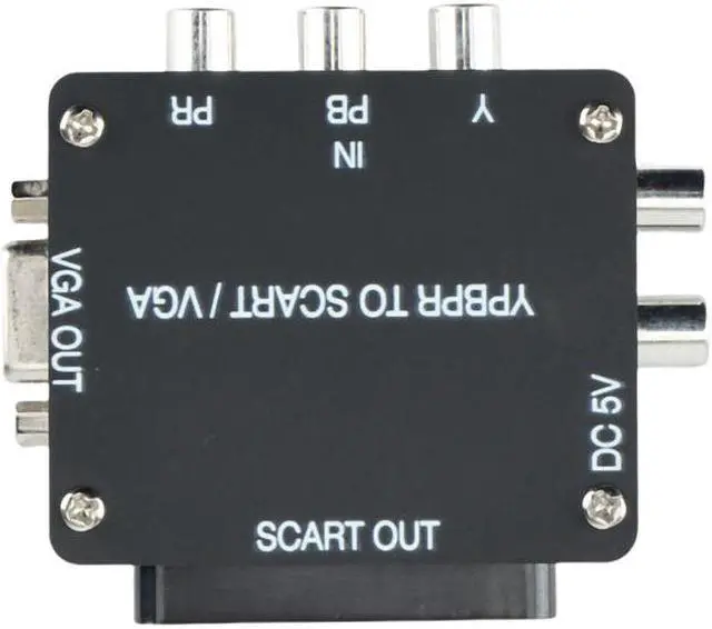 Alt view image 2 of 4 - YUV TO RGBS YPBPR to SCART YPBPR TO VGA Component Transcoder Converter Game Console, RGBS to Color Difference Component