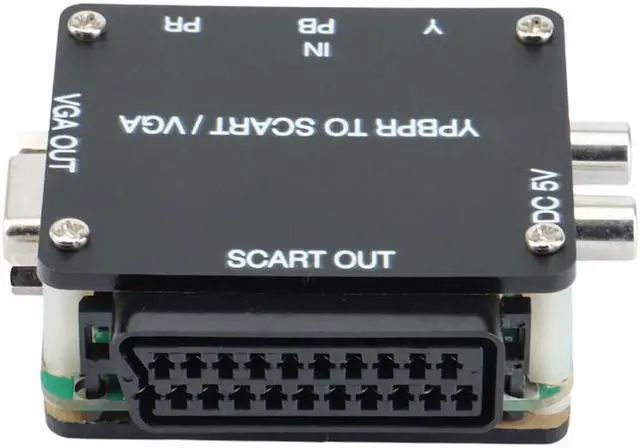 Alt view image 4 of 4 - YUV TO RGBS YPBPR to SCART YPBPR TO VGA Component Transcoder Converter Game Console, RGBS to Color Difference Component