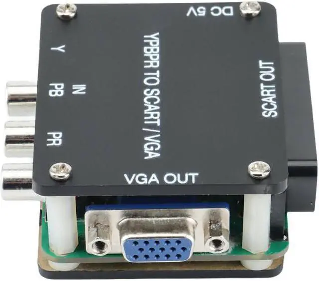 Alt view image 3 of 4 - YUV TO RGBS YPBPR to SCART YPBPR TO VGA Component Transcoder Converter Game Console, RGBS to Color Difference Component
