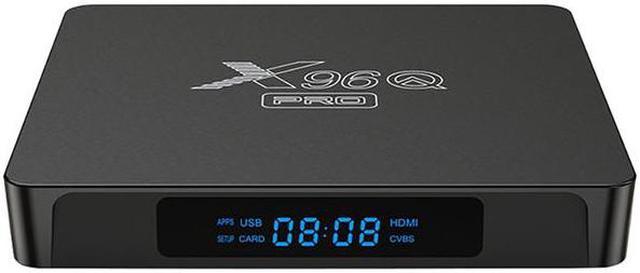 X96Q Pro Smart TV BOX Android 10 2.4G/5G Wifi Set Top Box Allwinner H313 4K  Media Player H.265 