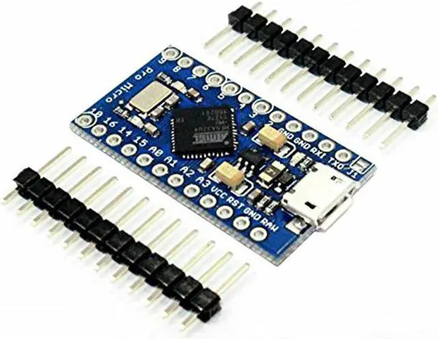 Main image of Pro Micro ATmega32U4 5V/16MHz Module Controller With the Bootloader Mega32U4 Mini Leonardo for Arduino