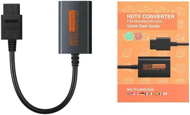 Alt view image 2 of 6 - For NGC/SNES/N64 To HDMI-compatible Converter Adapter For Nintend 64 For GameCube Plug And Play Full Digital Cable