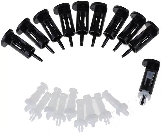 Alt view image 4 of 5 - 10PCS CPU Heatsink Mount Pin Plastic Push Screw Cooler Cooling Fan Fastener Mounting Clip for Intel Socket