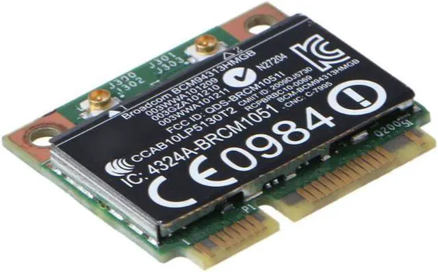 Alt view image 2 of 4 - For Broadcom BCM94313HMGB BCM20702 Wifi +4.0 Bluetooth Half Mini PCI-E Wireless Card Adapter for-HP Laptop Computer