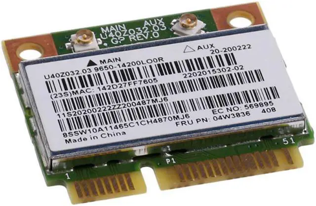 Alt view image 3 of 4 - BCM943142HM BT4.0 Wifi Wireless Card For Lenovo G500 G400 G410 G505 E431 E531