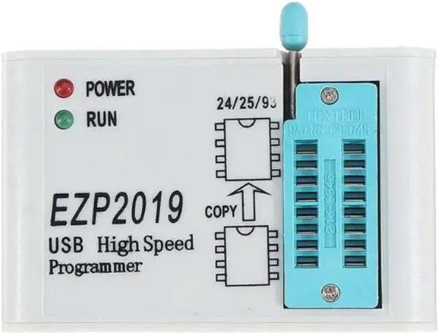 Alt view image 6 of 7 - EZP2019 High Speed USB SPI Programmer Support 24 25 93 Series Chips EEPROM 25 Flash BIOS Chip with 8 Socket
