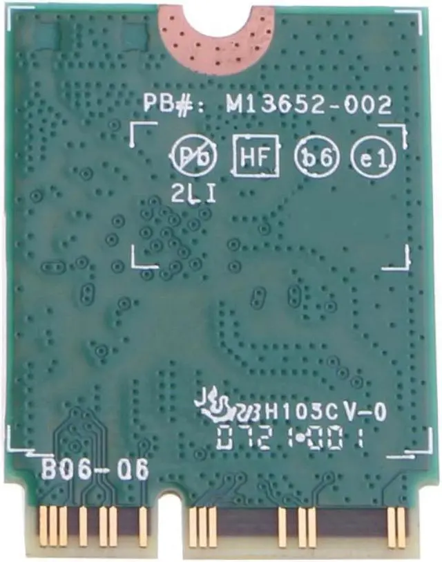 Alt view image 3 of 4 - M.2 Key E CNVio2 AX1675i Wifi Card Tri Band Wireless WiFi 6E Network Card 802.11ax BT-Compatible5.2 Wifi Card for Laptop