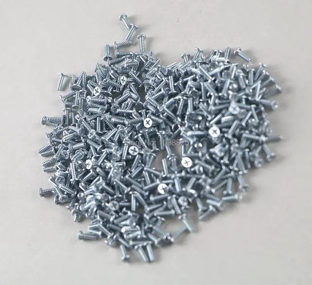 Main image of 500pcslot Silver Replacement For PSVITA PSV 2000 Head Screws Set for PS Vita PSV 2000 Game Console Shell
