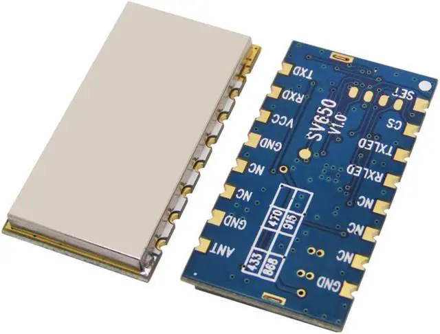 2PCS SV650-485-433 | RS485 Interface RSSI Function Bi-directional ...