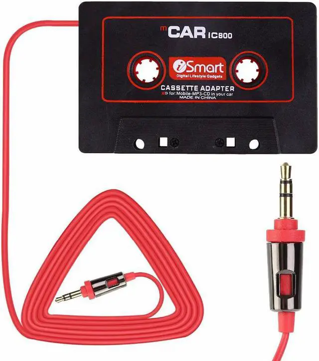 Alt view image 2 of 2 - Universal Car Audio Travel Cassette Adapter, 3.5mm AUX Audio Music Cassette Tape Player Adapter MP3 Player Converter for phones
