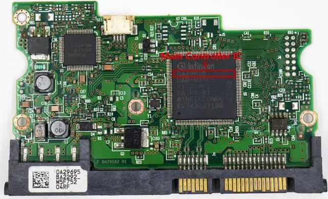 Main image of HDD PCB Logic Board / F 0A29582 01 , B 0A29582 01 / IC:0A29625 / 0A29695 / HDS721616PLA380, HDS728040PLAT20