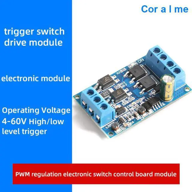 Main image of Motor Driver High-Power MOS FET Trigger Drive Switch Module PWM Adjustable Controller DC4 -60V Stepper Motor Driver Board