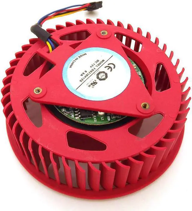 Alt view image 3 of 3 - NTK FD9238H12S 12V 0.8A 75mm Fan For ATI HD5870 HD5970 Graphics Card Turbo Cooler Cooling Fan 4Pin