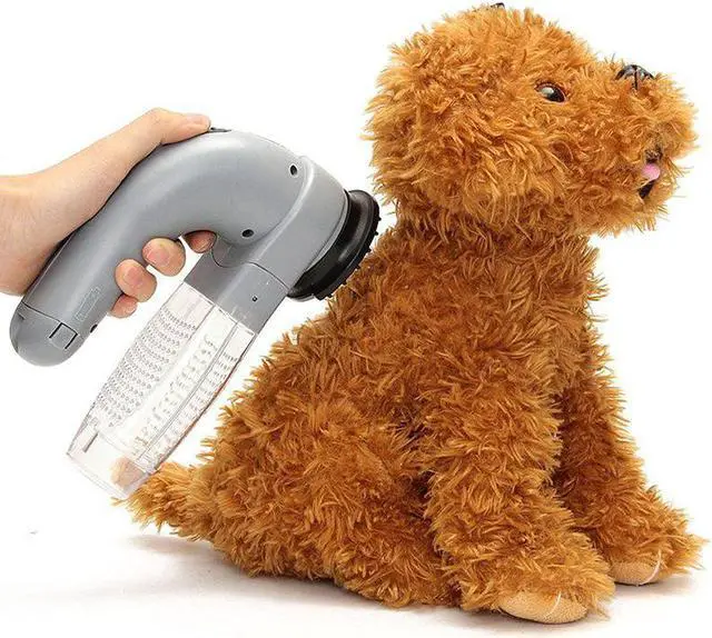 Alt view image 2 of 2 - Electric cat dog grooming trimmer fur hair remover vacuum cleaner machine pet hair shedding brush comb Grooming Tool for dog cat