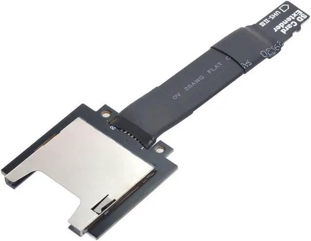 Alt view image 2 of 3 - SD Card Extension Adapter TF Micro SD Male Extender to SD Female Card Cable Flexible SD/SDHC/SDXC UHS-III UHS-3