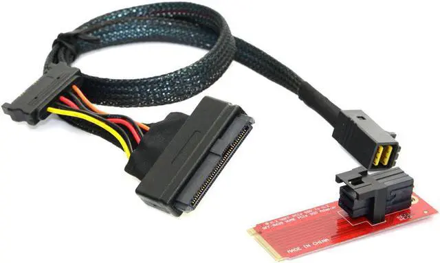 Alt view image 2 of 3 - U.2 U2 Kit SFF-8639 NVME PCIe SSD Adapter & Cable for Mainboard Intel SSD 750 p3600 p3700 M.2 SFF-8643