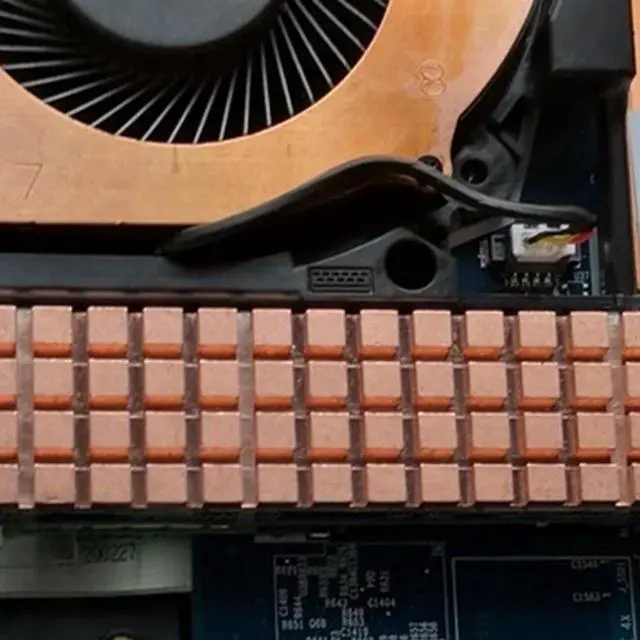 Alt view image 3 of 6 - M.2 Heatsink Kit, Cooler Heat Sink + Thermal Pad for Cooling PS5 M.2 SSD 2280 NGFF NVME SSD (70mm x 20mm x 3mm)