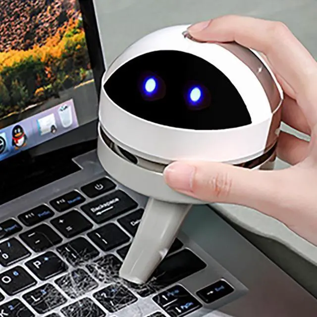 Alt view image 2 of 3 - Mini Desktop Vacuum Cleaner Table Dust Vacuum Table Sweeper Desktop Cleaner With Clean Brush For Home Office