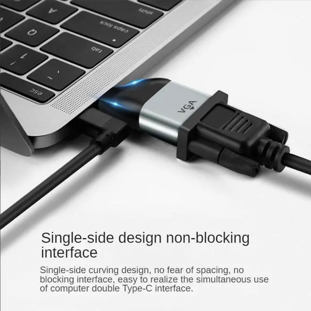 Alt view image 3 of 3 - Hot Selling USB C To HDMI-compatible Dp Mini Dp Vga Adapter USB Type C HDMI Cable 4KConverter for Samsung/Huawei P30