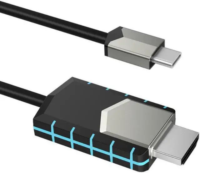 Alt view image 3 of 3 - 4K Full HD Type-C To HDMI-compatible Cable TC03 Instant TV Extend Converter Adapter Cable for MacBook Samsung Galaxy  S10 HUAWEI