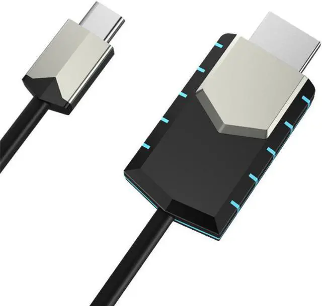 Alt view image 2 of 3 - 4K Full HD Type-C To HDMI-compatible Cable TC03 Instant TV Extend Converter Adapter Cable for MacBook Samsung Galaxy  S10 HUAWEI