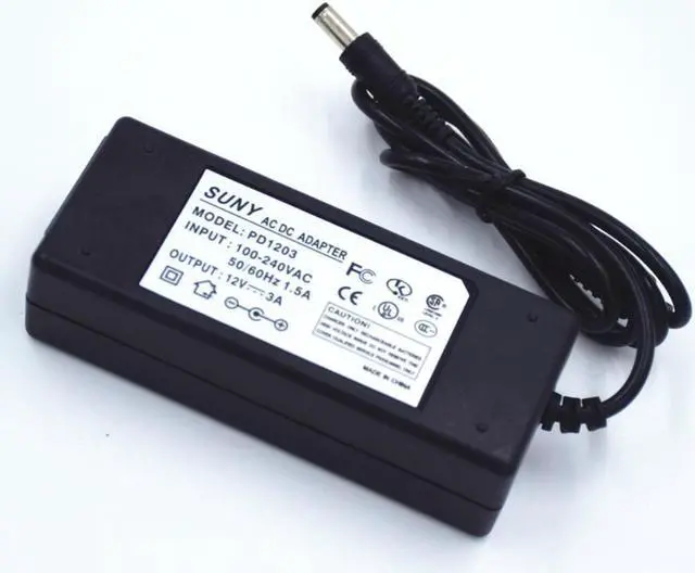 Alt view image 3 of 3 - 12V 3A Switching Power Supply 12V3A Laptop Charger Power Adapter 12V3A DC Regulated Power Supply