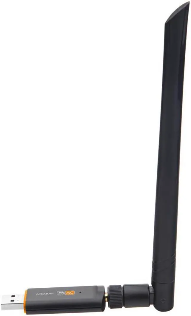 Alt view image 2 of 3 - 1200Mbps Wireless WiFi USB Adapter Dual Band 2.4/5Ghz With Aerial 802.11AC Network Card High Speed USB3.0 Receiver