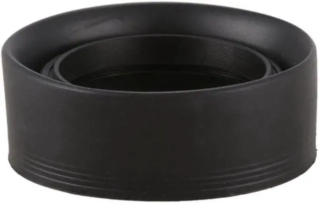 Alt view image 3 of 6 - 52mm 3-Stage Collapsible Rubber Lens Hood For Canon 50/1.8 Nikon 18-55 50/1.8D