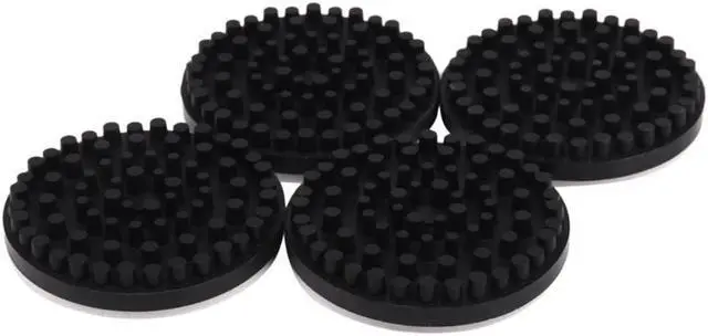 Alt view image 5 of 6 - LP Record Stand Foot Slip Proof Soundproof Silica Gel Isolation Turntable Feet Pads Base Mat For Turntable Phonograph 4PCS