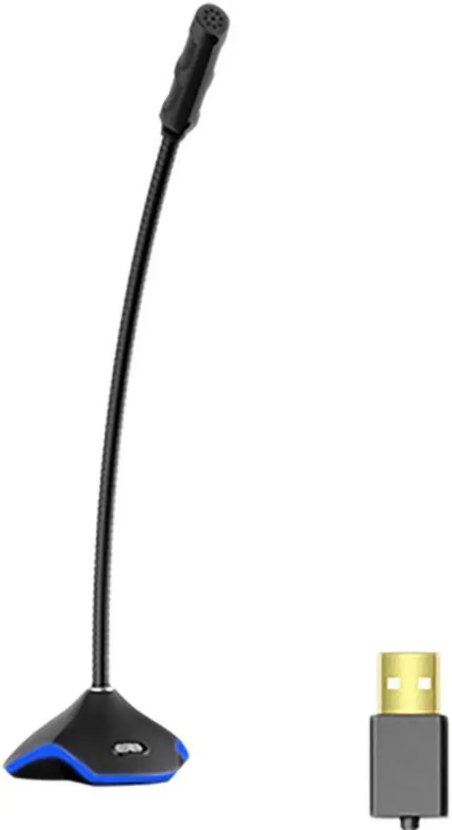 Alt view image 4 of 6 - USB Microphone Game Microphone Plug and Play Computer Microphone Omnidirectional Microphone with Mute Button