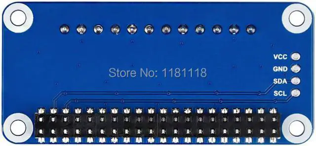 Alt view image 2 of 2 - Raspberry Pi Current/Power Monitor HAT I2C/SMBus for Raspberry Pi
