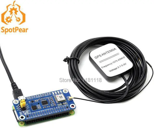 Main image of Raspberry Pi MAX-M8Q GNSS HAT for, Multi-constellation Receiver Support, GPS, Beidou, Galileo, GLONASS