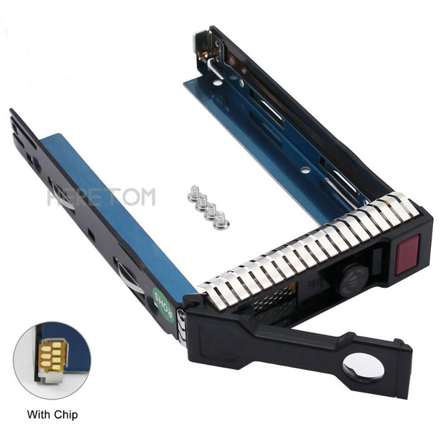 thumbnail image 2 of 3.5 SAS SATA Hard Drive Tray Caddy For Dell PowerEdge R7425 - New (Unbranded) 2 of 3