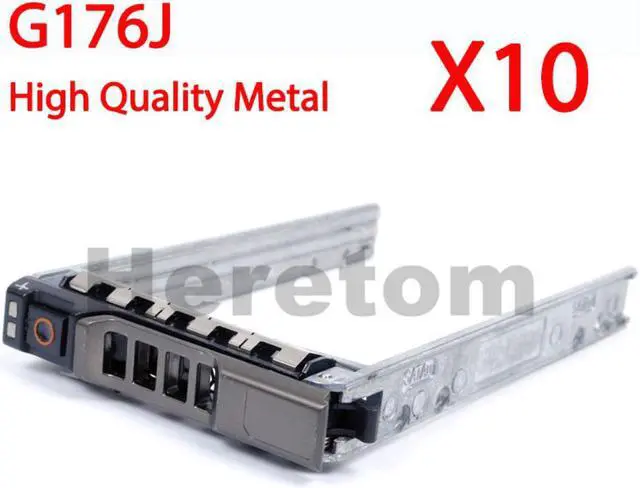 Main image of 10pcs 2.5" HDD Tray Caddy for DELL R720 R710 R810 R910 R730 R620 R610 Hard Disk Caddy Bracket G176J 0KG7NR Metal