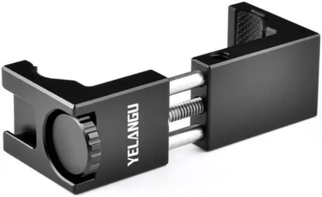 Main image of YELANGU Universal Phone Holder With Cold Shoe Mount for Iphone Xiaomi HUAWEI OPPO Samsung Redmi Vivo